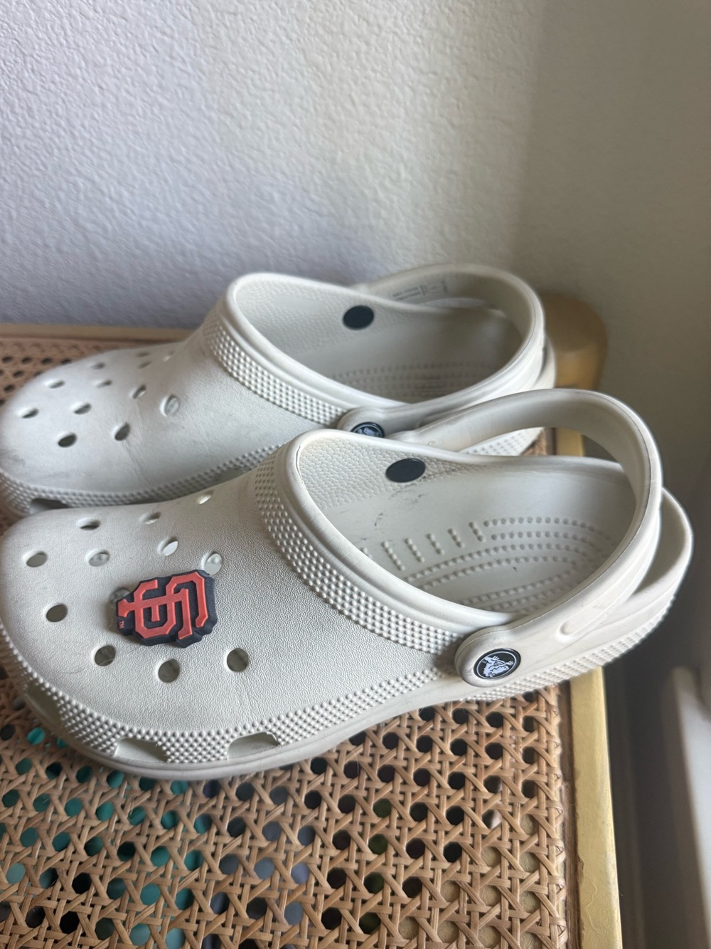 Cream Crocs - Picture 2 of 4